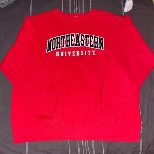 Red Champion Crewneck
